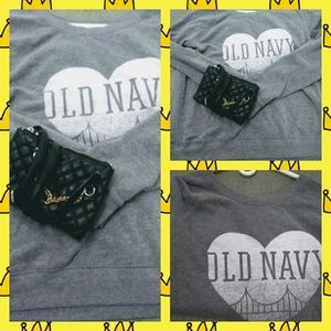Old Navy gray sweater size large